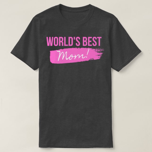 Camiseta Ocasión de Día de la Madre rosa (Diseño del anverso)