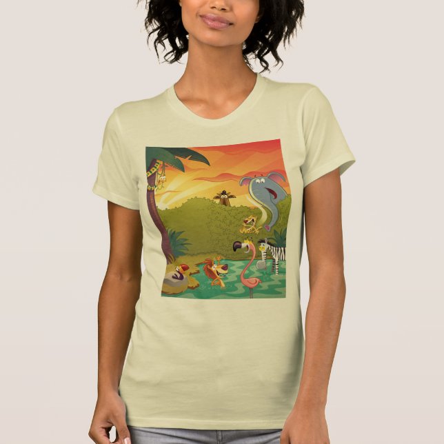 Camiseta Ocaso en el agujero de agua (Anverso)