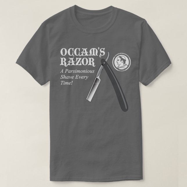 Camiseta Occams Razor  (Diseño del anverso)