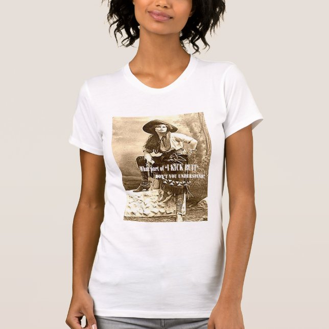 Camiseta occidental de las señoras del EXTREMO de (Anverso)