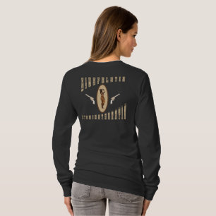 Camiseta occidental de tiro recto y altisonante