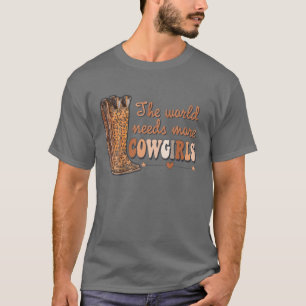 Camiseta Occidente Boots El Mundo Necesita Más Vaqueras Cow