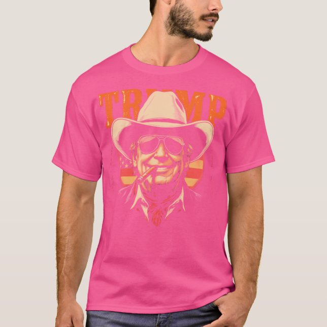 Camiseta Occidente bovino hace a Estados Unidos grande Dona (Anverso)