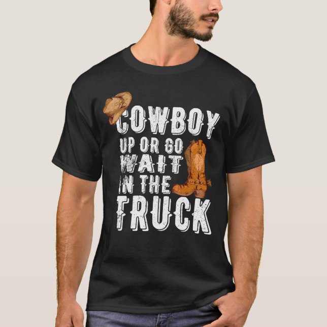 Camiseta Occidente de los hombres divertidos (Anverso)