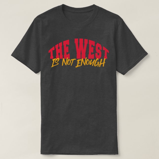 Camiseta Occidente no es suficiente (Diseño del anverso)