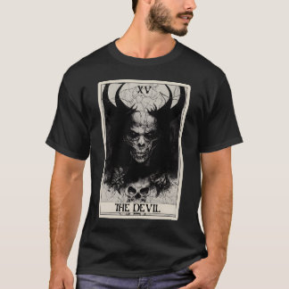 Camiseta Occult Dark Horror Devil Tarot Card