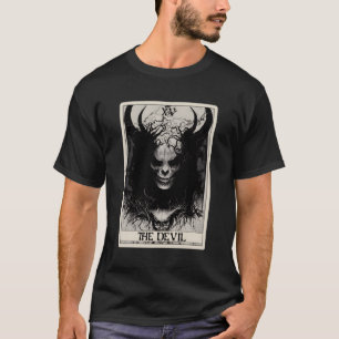 Camiseta Occult Dark Horror La Tarjeta Tarot Diablo