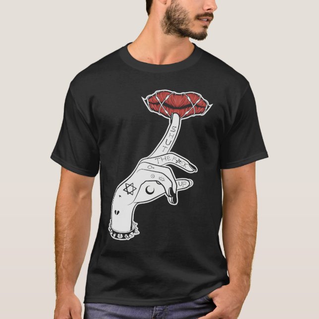 Camiseta Occult Dark Magic Goth Unholy Emo Satanic Gothic (Anverso)