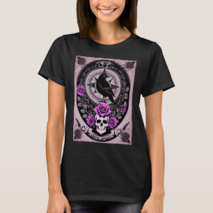 Camiseta Occult Emo Raven Witchy Gótico Estético Grunge Osc