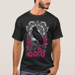 Camiseta Occult Emo Raven Witchy Gótico Estético Grunge Osc