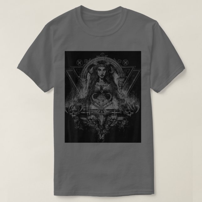 Camiseta Occult Gothic Oscuro Satanic UnHoly Witchcraft Gru (Diseño del anverso)
