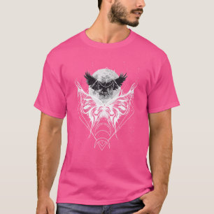 Camiseta Occult Grunge Rosa Satanás Punk gótico Gótico Meta