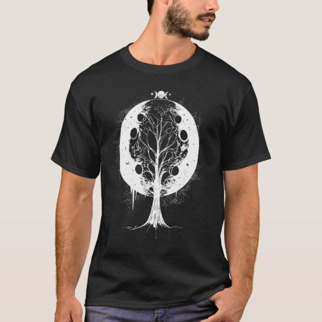 Camiseta Occult World Tree Of Life Wicca Witchcraft (Anverso)