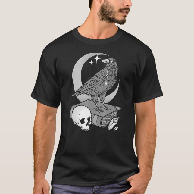 Camiseta Occultismo Misticismo Muerte Amor Calavera 2 (Anverso)