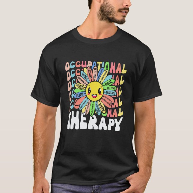 Camiseta Occupational Therapy OT Therapist Cute OT Month Fl (Anverso)
