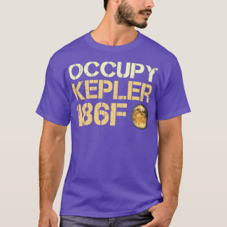 Camiseta Occupy Kepler186f Planeta Extrasolar Exoplaneta