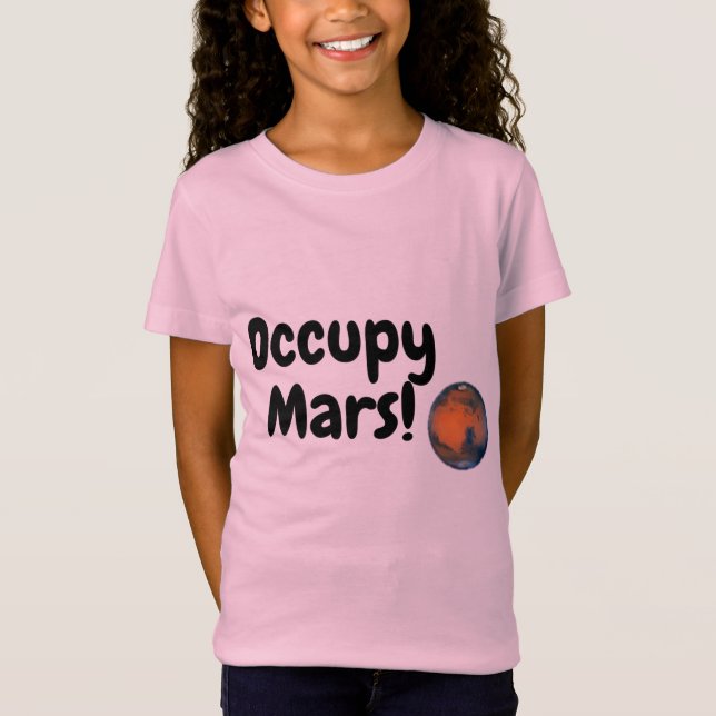 Camiseta Occupy Mars (Anverso)