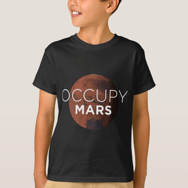 Camiseta Occupy Mars (Anverso)
