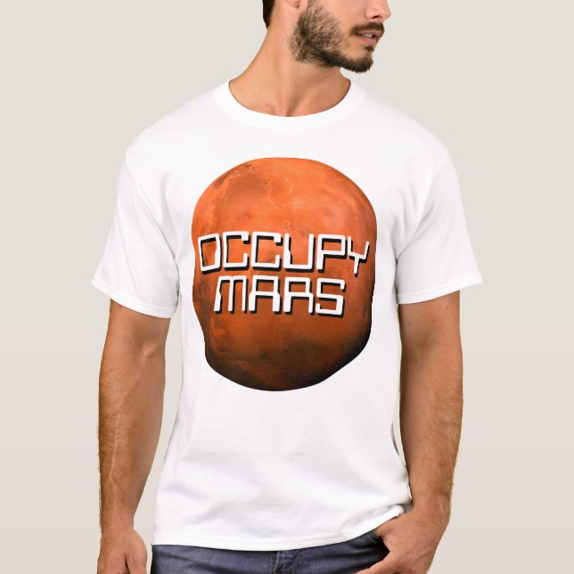 Camiseta "OCCUPY MARS" (Anverso)