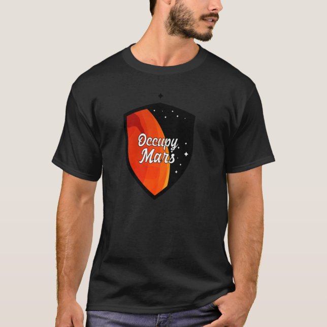 Camiseta Occupy Mars (Anverso)