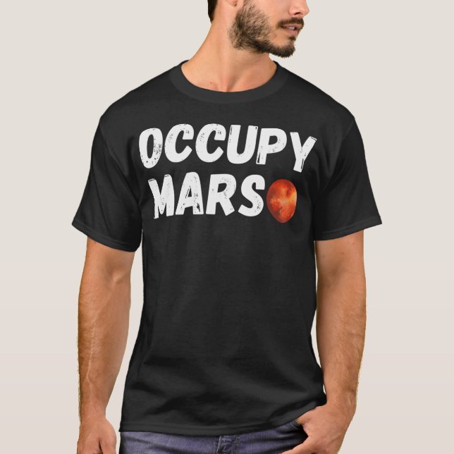 Camiseta Occupy Mars (Anverso)