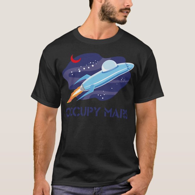 Camiseta Occupy Mars (Anverso)