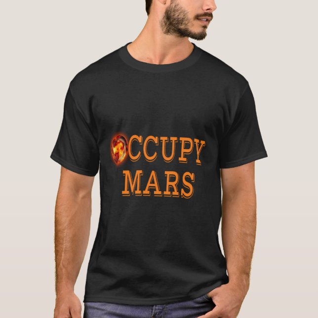 Camiseta Occupy Mars (Anverso)