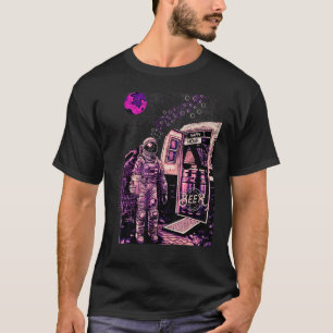 Camiseta Occupy Mars Funny Astronauta Space Happy Hour B