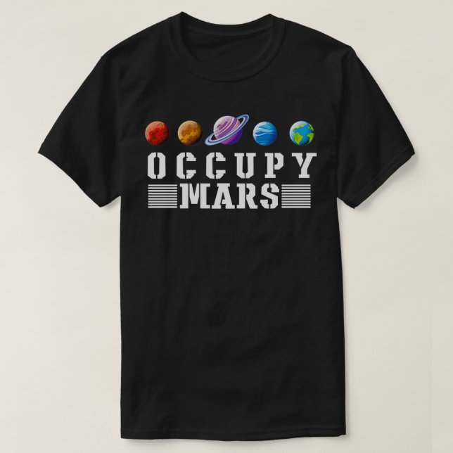 Camiseta Occupy Mars Pullover (Diseño del anverso)