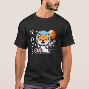 Camiseta Occupy Mars Space Race Shiba Star Dog Estados Unid