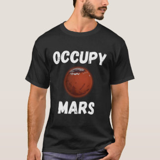 Camiseta Occupy Mars Terraform Voló A Marte En Vivo En Mars