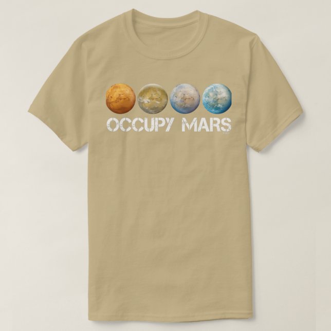 Camiseta Occupy Mars TerraformTShirt (Diseño del anverso)