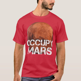 Camiseta Occupy Marte reformando el sistema solar planetari