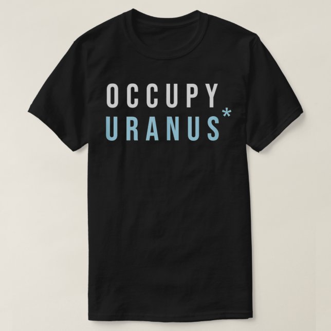 Camiseta Occupy Uranus (Diseño del anverso)