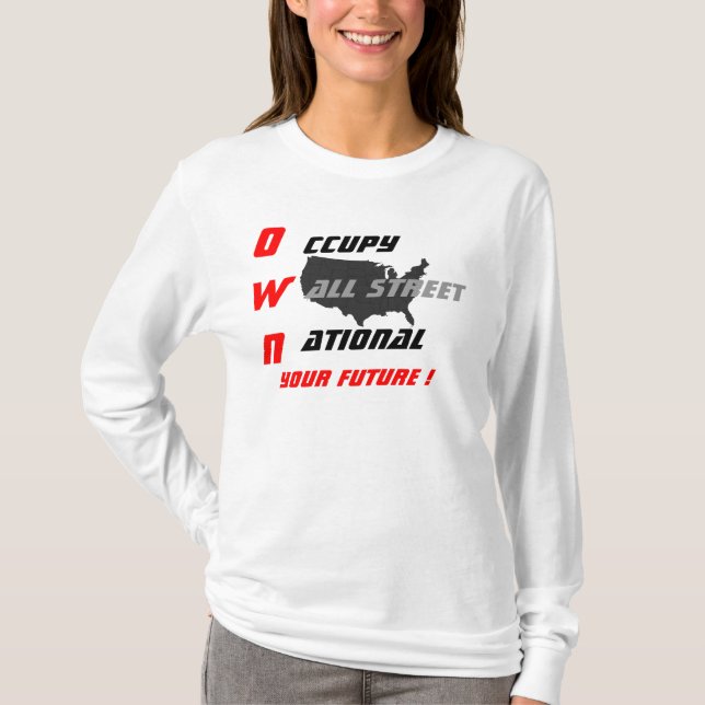 CAMISETA OCCUPY WALL STREET NATIONAL (Anverso)