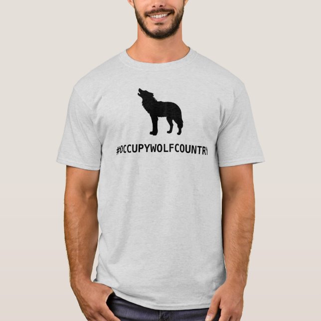 CAMISETA #OCCUPYWOLFCOUNTRY (Anverso)