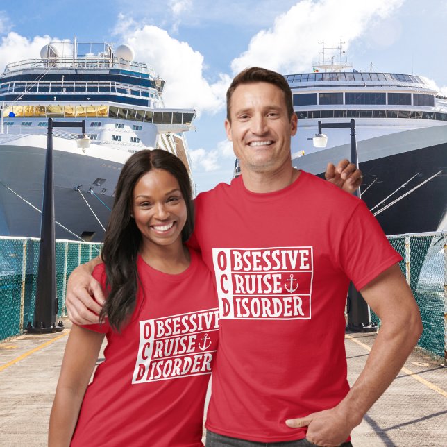 Camiseta OCD - Cruceros divertidos por el desorden obsesivo (OCD - Obsessive Cruise Disorder, Funny Cruise T-Shirt)