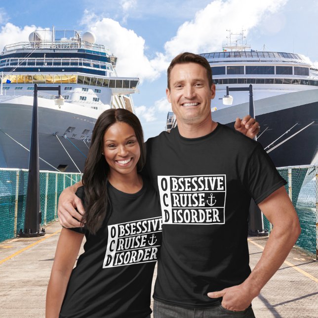Camiseta OCD - Cruceros divertidos por el desorden obsesivo (OCD = Obsessive Cruise Disorder t-shirt for cruise enthusiast )
