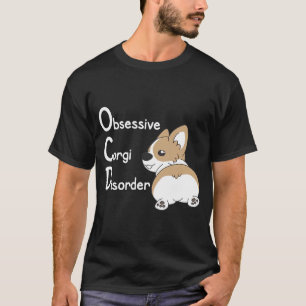 Camiseta Ocd Cute Corgi Dog Tee Por Corgi