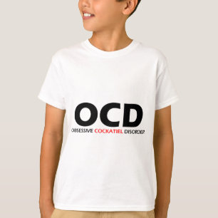 Camiseta OCD - Desorden obsesivo del Cockatiel