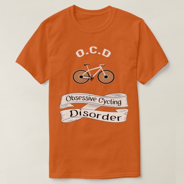 Camiseta OCD Trastorno obsesivo del ciclo (Diseño del anverso)