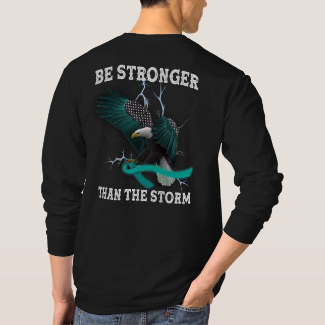 Camiseta OCD Y PTSD Eagle Sensibilización sobre la Cinta Ve (Reverso)