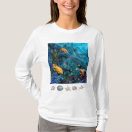Camiseta OCEÁN AZUL DE PESCADO naranja