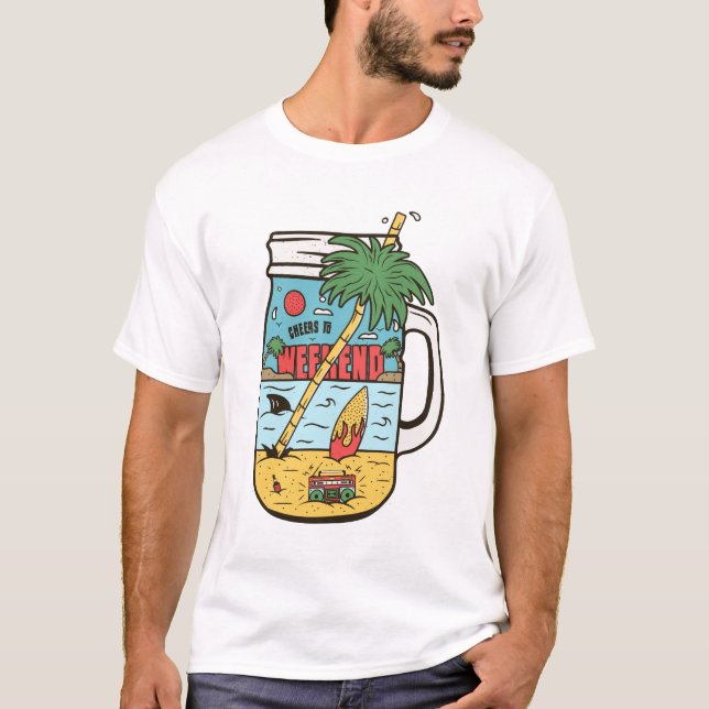 Camiseta Ocean Beach Jar (Anverso)