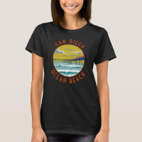 Ocean Beach San Diego Travel Art Vintage