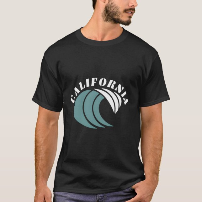 Camiseta Ocean Beach Sunset Circle California (Anverso)