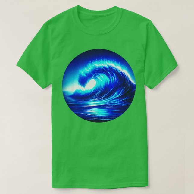 Camiseta Ocean Blue TShirt (Diseño del anverso)