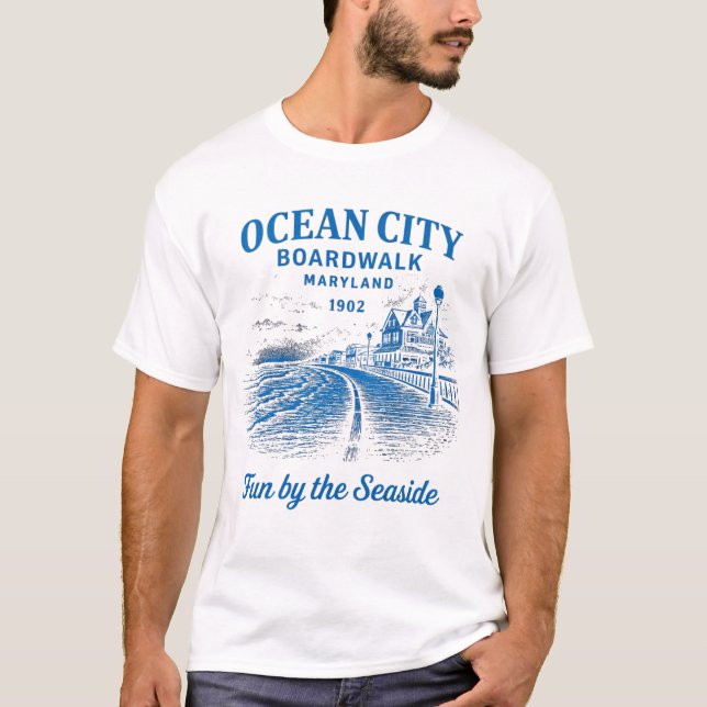 Camiseta Ocean City Broadwalk (Anverso)