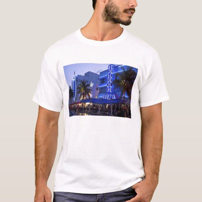 Camiseta Ocean Drive, South Beach, Miami Beach, 2 (Anverso)