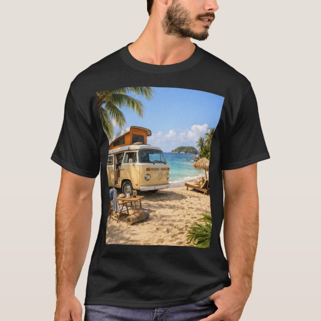 Camiseta Ocean Freedom Vanlife (Anverso)